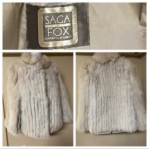 SAGA FOX Fox Fur Coat Sz Women's L